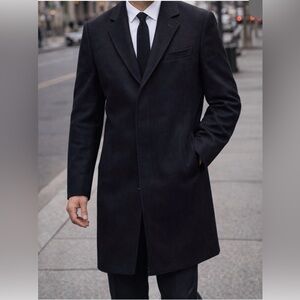 Reiss Gable 90% Wool 10% Cashmere Overcoat Men's Classic